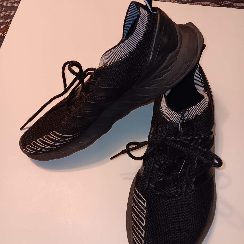 Adidas Questar Rise (BB7197) Black Running Shoes/Sneakers Preowned Men's Sz 9.5